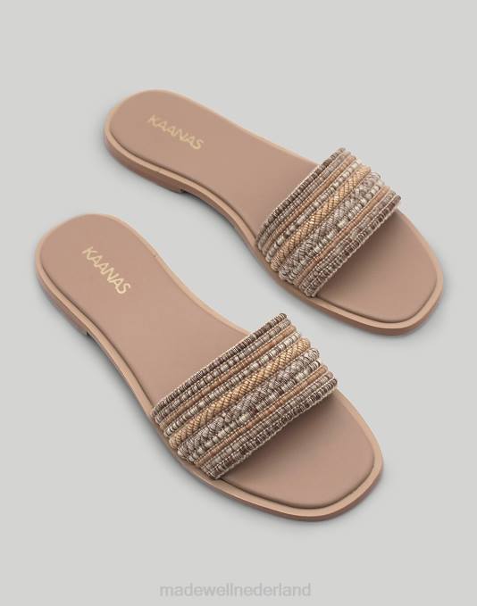 schoenen zwart ZVH61703 Madewell kaanas limon slide sandaal vrouwen