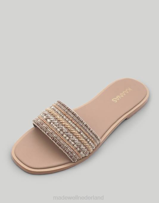schoenen zwart ZVH61703 Madewell kaanas limon slide sandaal vrouwen