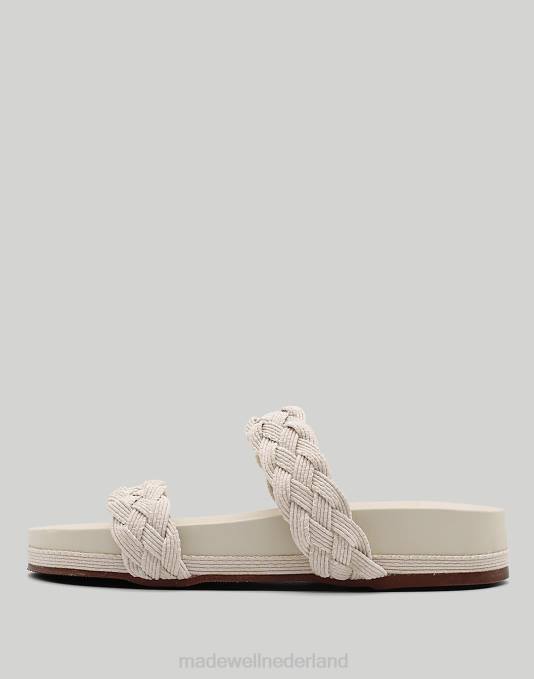 schoenen zwart ZVH61720 Madewell kaanas montezuma gevlochten zwembadglijbaan vrouwen