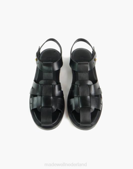 schoenen zwart ZVH62197 Madewell saja visserssandalen vrouwen