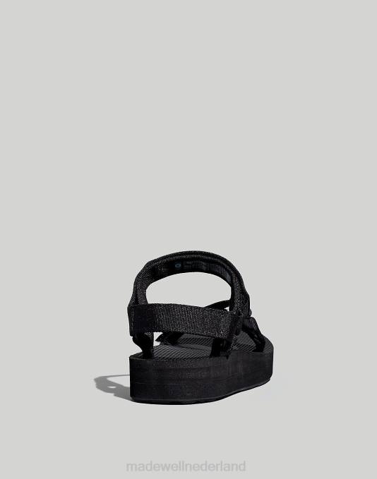 schoenen zwart ZVH62327 Madewell teva midform universele platformsandalen vrouwen