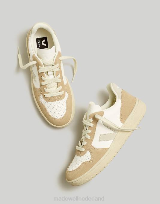 schoenen extra wit naturel sahara ZVH62374 Madewell veja v-10 sneakers vrouwen