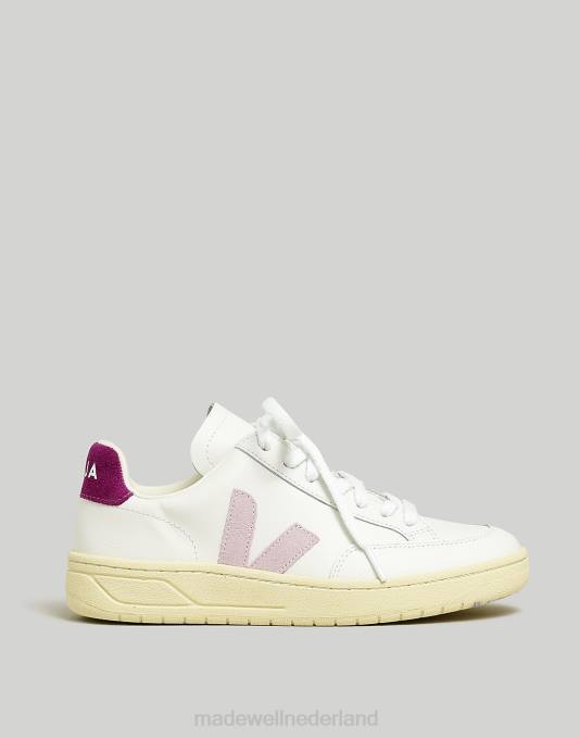 schoenen extra witte parme magenta ZVH62378 Madewell Veja v-12 mesh-sneakers vrouwen