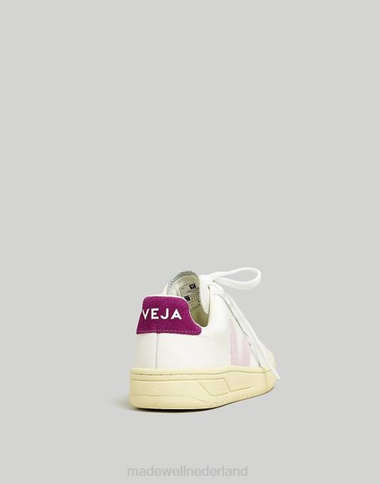 schoenen extra witte parme magenta ZVH62378 Madewell Veja v-12 mesh-sneakers vrouwen