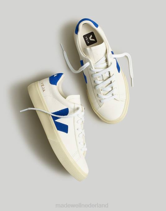 schoenen extra witte paros ZVH62385 Madewell Veja Campo-sneakers van leer vrouwen