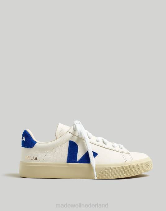 schoenen extra witte paros ZVH62385 Madewell Veja Campo-sneakers van leer vrouwen