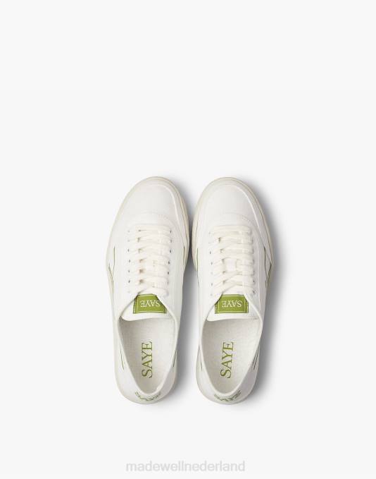 schoenen licht groen ZVH62210 Madewell Saye veganistische modelo '65 sneakers vrouwen