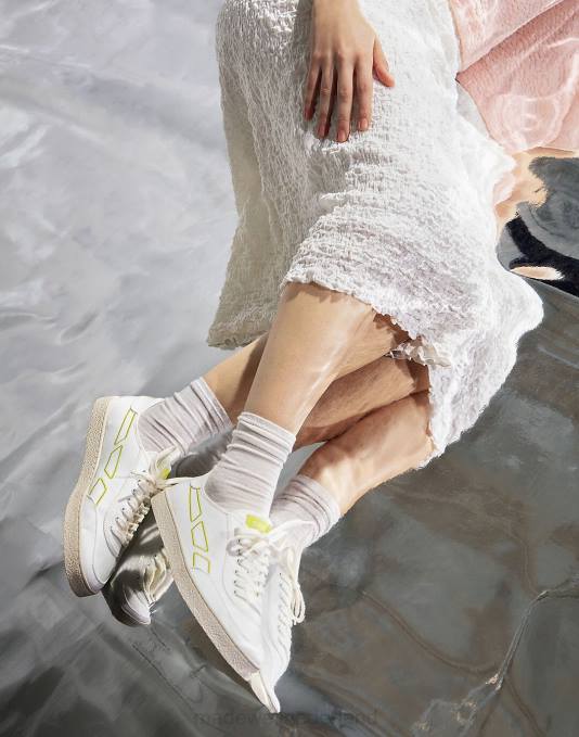 schoenen licht groen ZVH62210 Madewell Saye veganistische modelo '65 sneakers vrouwen