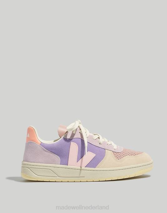 schoenen multico-lavende ZVH62380 Madewell Veja suède v-10 sneakers vrouwen