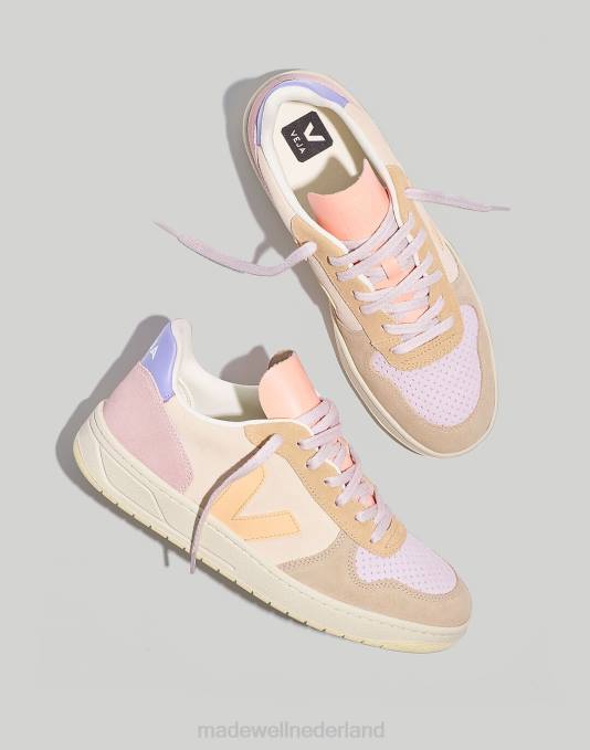 schoenen multico-perzik ZVH62381 Madewell Veja suède v-10 sneakers vrouwen