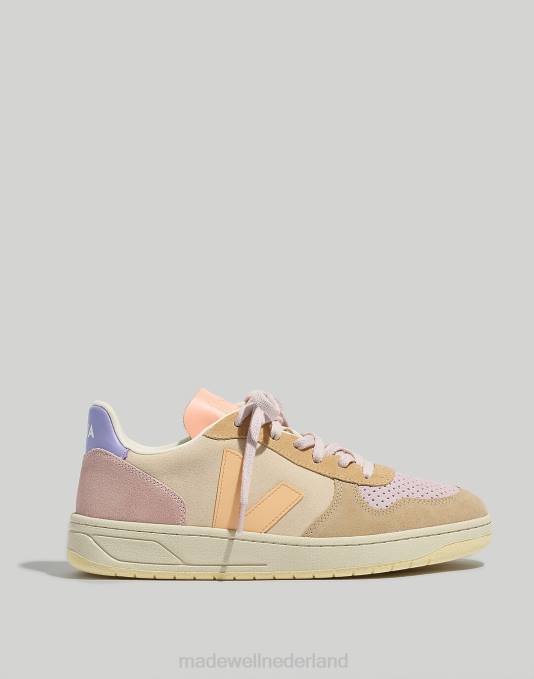 schoenen multico-perzik ZVH62381 Madewell Veja suède v-10 sneakers vrouwen