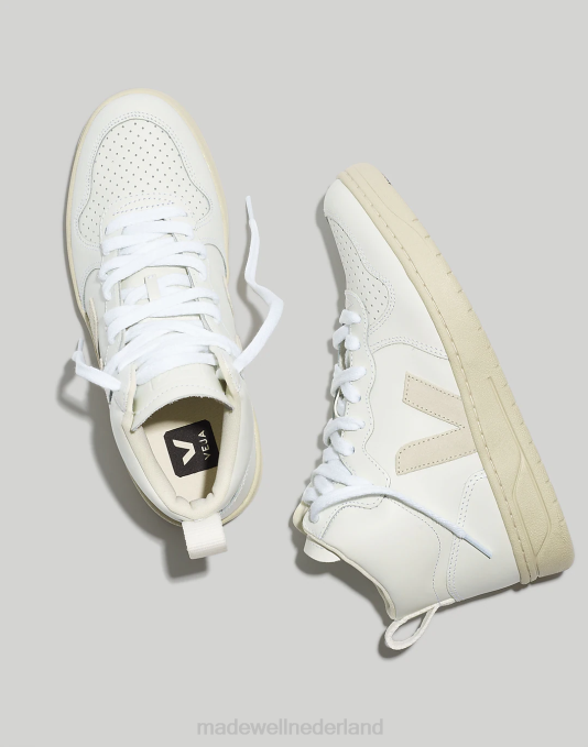 schoenen multico-perzik ZVH62783 Madewell veja v-15 hoge sneakers vrouwen