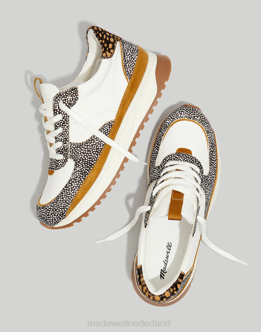 schoenen olijfgaard multi ZVH61140 Madewell kick-off sneaker vrouwen