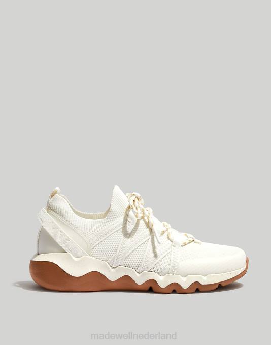 schoenen oogje wit multi ZVH62771 Madewell veldgebreide sneakers vrouwen