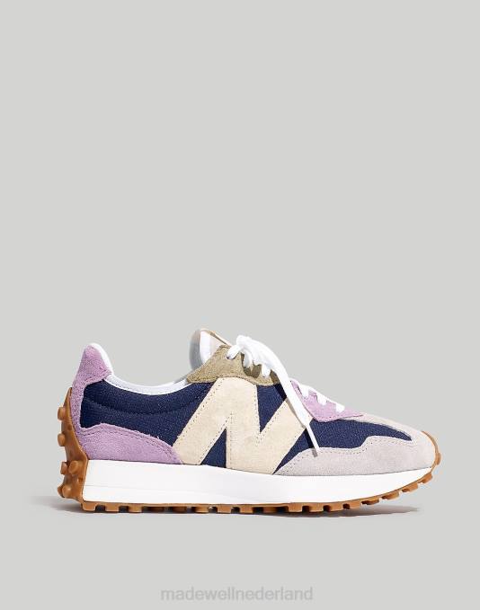schoenen steenroze/regenwolk ZVH62026 Madewell new balance unisex 327 sneakers van suède vrouwen