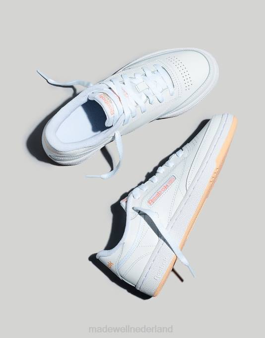 schoenen wit/aura-oranje ZVH62180 Madewell reebok club c85 sneakers vrouwen