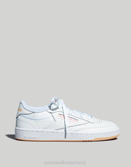 schoenen wit/aura-oranje ZVH62180 Madewell reebok club c85 sneakers vrouwen