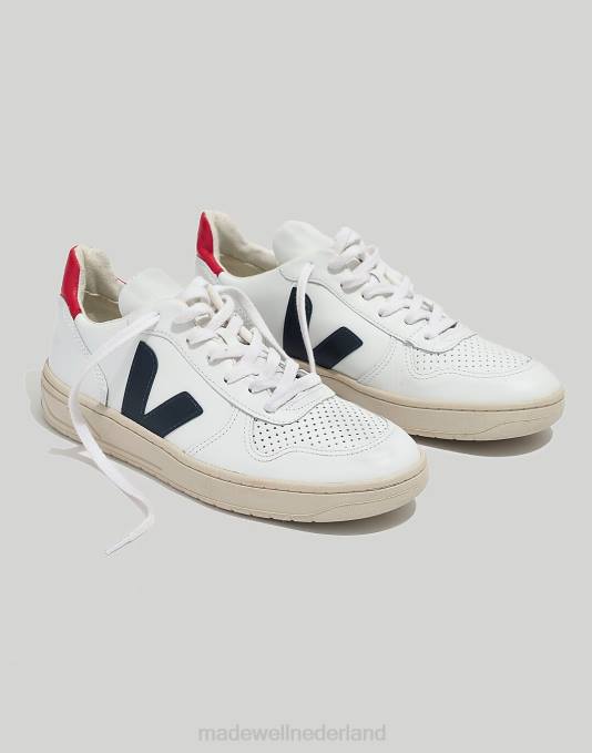 schoenen witte zonperzik ZVH62371 Madewell veja v-10 sneakers in colorblock vrouwen