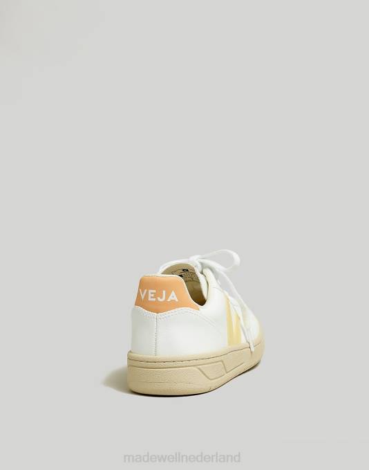 schoenen witte zonperzik ZVH62373 Madewell veja v-10 sneakers in colorblock vrouwen