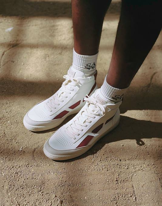 schoenen zwart ZVH62207 Madewell Saye vegan modelo '89 hoge sneakers vrouwen