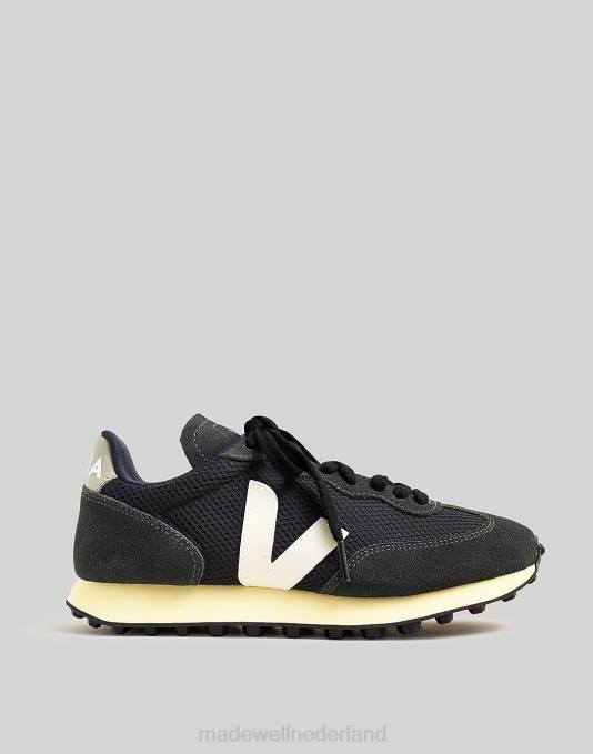 schoenen zwart wit oxford grijs ZVH62391 Madewell Veja Rio Branco sneakers vrouwen