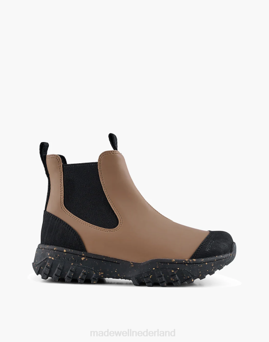 schoenen zwart ZVH62404 Madewell houten magda baan waterdicht vrouwen