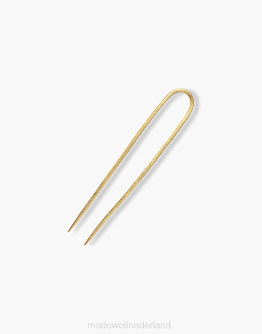 verzameling goud ZVH62256 Madewell Soko Kali getextureerde haarspeld vrouwen